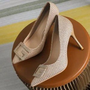 Diamond fine heel sexy shoes